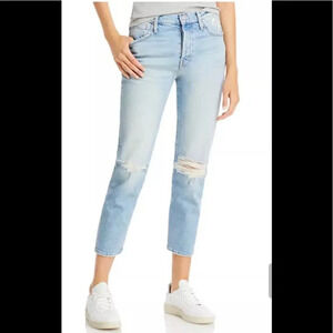 MOTHER  Superior Jeans The Scrapper Ankle Bless You, Again! Size 31